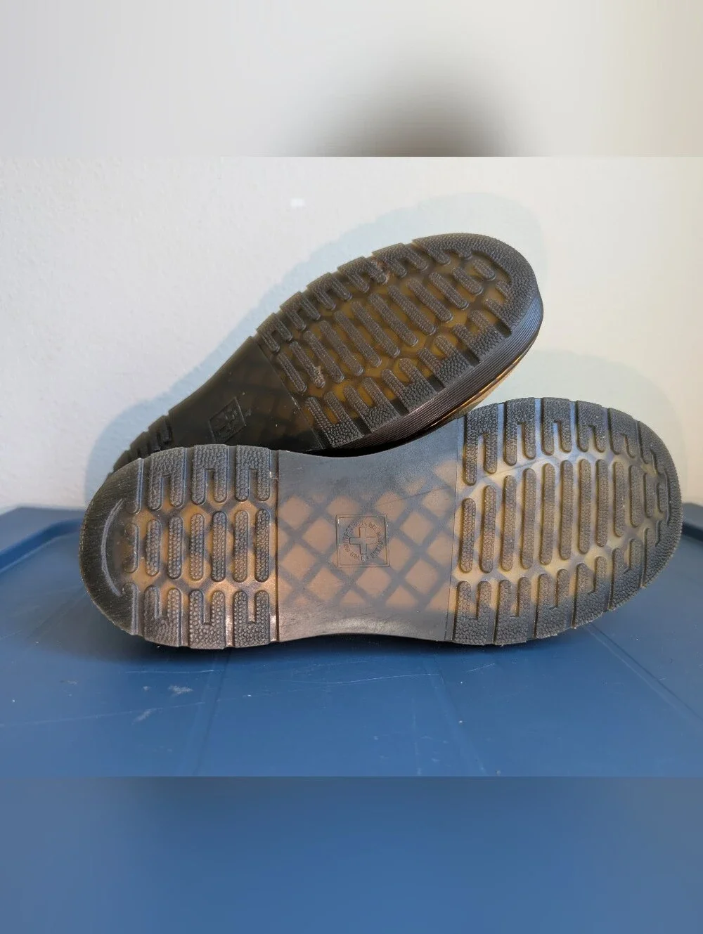Dr. Martens ZebzagSuede Slingback Platform Mules Women's Size 10